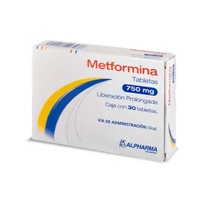 METFORMINA (750MG) 30 TABLETAS