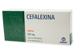 CEFALEXINA 20 CAP 500 MG