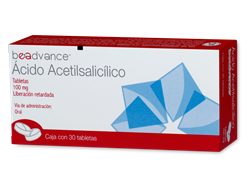 ACIDO ACETILSALICILICO 30 TAB 100MG