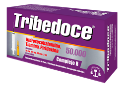 VITAMINA B1, B6 Y B12 50,000 5 AMP 100/50/1 MG
