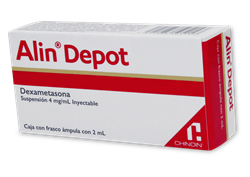 Alin Depot 4mg/ml Suspensión Inyectable Ámpula, 2 ml.