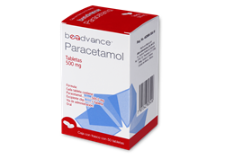 PARACETAMOL 50 TAB 500 MG