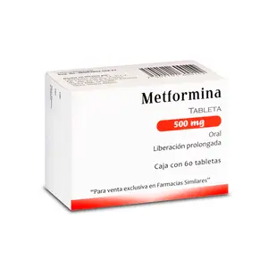 METFORMINA (500MG) 60 TABLETAS
