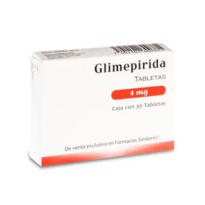 GLIMEPIRIDA (4MG) 30 TABLETAS