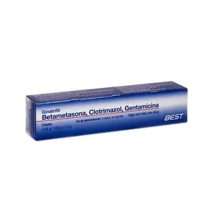 BETAMETASONA, CLOTRIMAZOL Y GENTAMICINA (CREMA) 1 TUBO