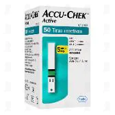 TIRAS REACTIVAS DE GLUCOMETRO ACCU-CHEK 50 TIRAS