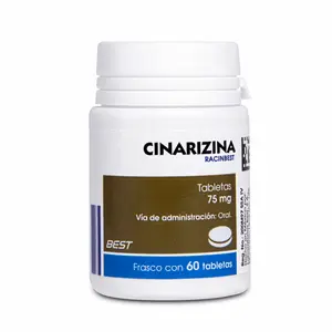 CINARIZINA 60 TAB 75 MG