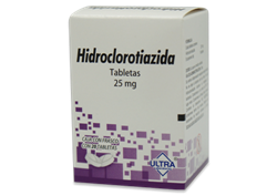 HIDROCLOROTIAZIDA 20 TAB 25 MG