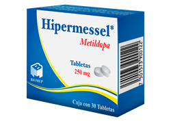 METILDOPA 30 TAB 250 MG