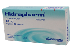 CLORTALIDONA 30 TAB 50 MG