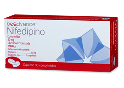 NIFEDIPINO 30 COMP 30 MG