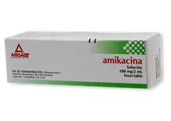 AMIKACINA 1 AMP 100 MG/2 ML