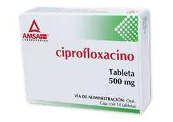 CIPROFLOXACINO 12 TAB 500 MG