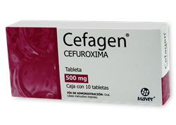 CEFUROXIMA 10 TAB 500 MG