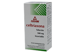 CEFTRIAXONA I.M. 1 FA 500/2 ML
