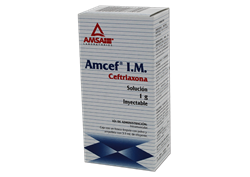 CEFTRIAXONA I.M. 1 FA 1G/3.5 ML