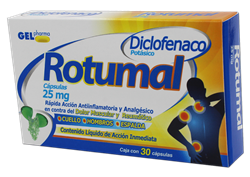 DICLOFENACO POTASICO 30 CAP 25 MG