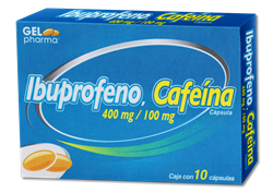 IBUPROFENO-CAFEINA 10 CAPS 400 MG/100 MG 