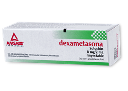 DEXAMETASONA SOL INYECTABLE 8MG/2 ML